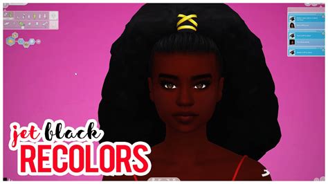 How To Recolor Maxis Match Hair For The Sims 4 In Under 5
