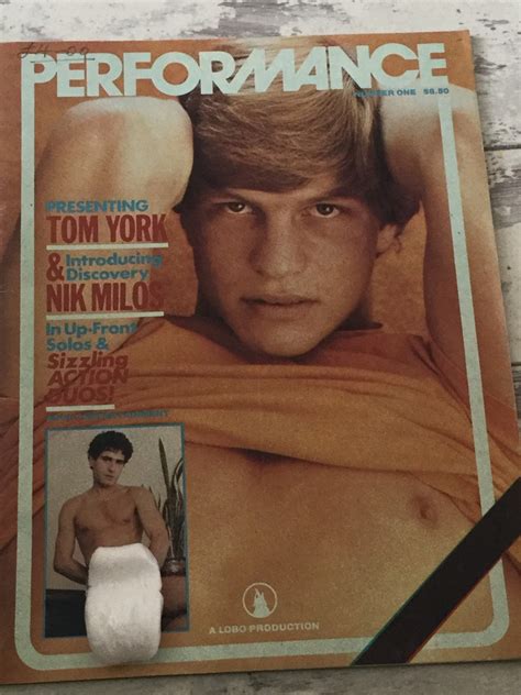 Vintage Magazine Performance Gay Photo Magazine Rare Mag Etsy