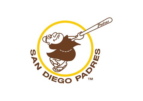 San Diego Padres 1969 Classic Logo Transfer Decal Wall Decal Shop
