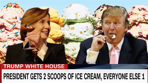 Cnn Worships Nancy Pelosis Ice Cream Order — Slams Trump For Getting Two Scoops The Daily Caller