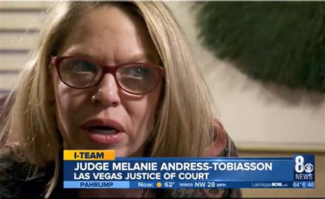 Exclusive Witness Claims Las Vegas Judge Melanie Andress Tobiasson