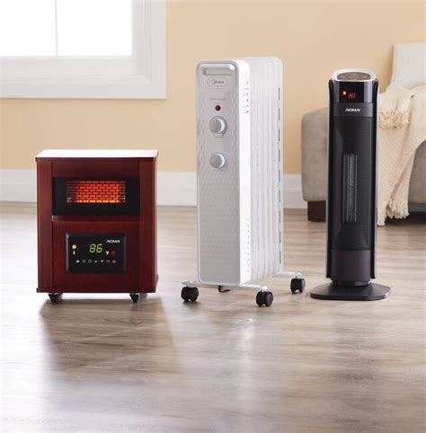 Noma Oscillating Tower Ceramic Heater Wremote Control And Thermostat