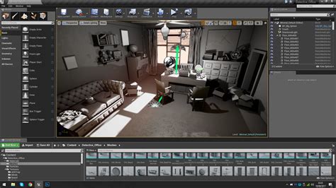 Edmund Aubrey Detective Office Unreal Engine