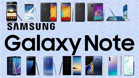 Samsung Galaxy Note Evolution 2011 2020 Youtube