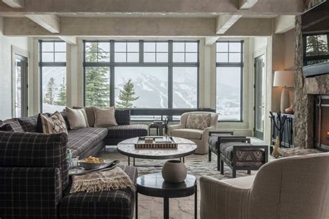 Rustic Mountain House With Zen Interiors Cashmere Interior