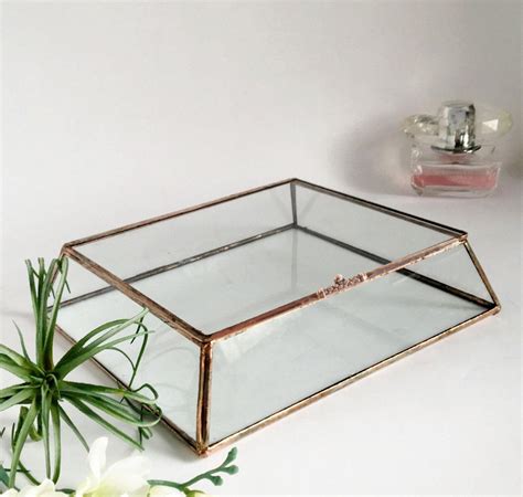 Glass Box Glass Display Box Glass Wedding Card Box Clear Glass Etsy