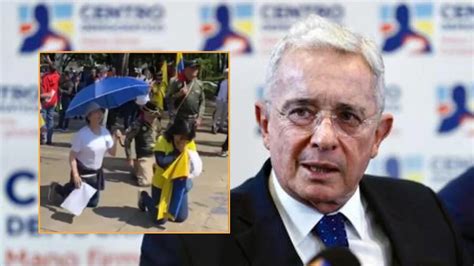 “Álvaro Uribe Vélez Salve Usted La Patria” La Proclama De Manifestante Que Puso A Todos A Orar