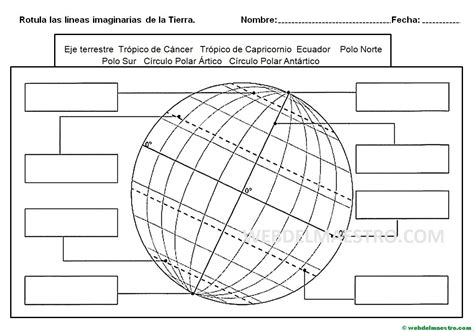 Paralelos Y Meridianos Información Y Actividades Web Del Maestro