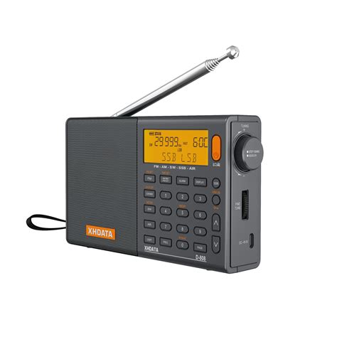 Buy Xhdata D 808 Portable Digital Radio Fm Stereo Sw Mw Lw Ssb Rds Air Band Multi Band Radio