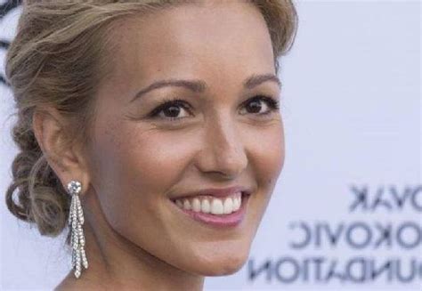 Popular Tennis Player Novak Djokovics Wife Jelena Ristic Background