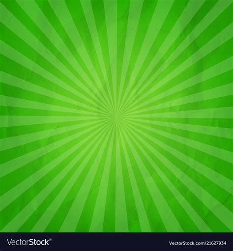 Crumpled Green Sunburst Background Royalty Free Vector Image