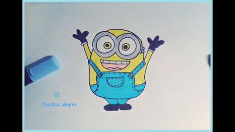 Como Dibujar Un Minion Fácil Youtube