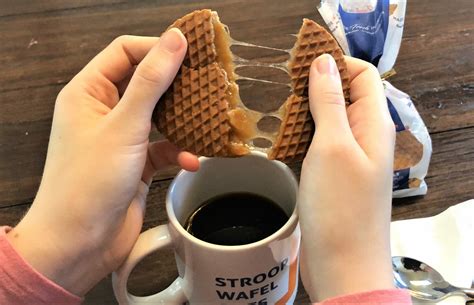 How To Eat Stroopwafel The Right Way 3 Bros Cookies