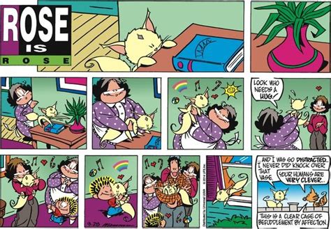 today on rose is rose comics by don wimmer and pat brady comic strips cat stories comics