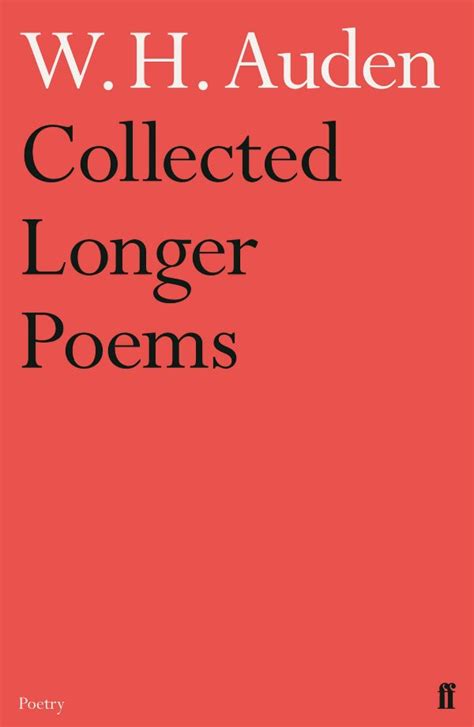 Wh Auden Collected Longer Poems Title