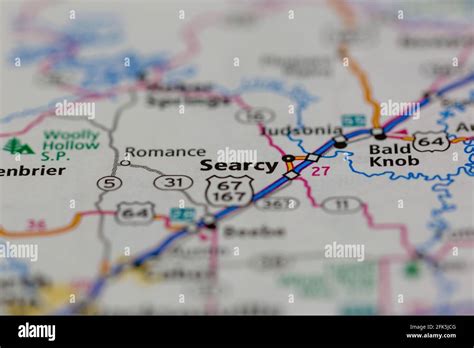 Searcy Arkansas Map Hi Res Stock Photography And Images Alamy
