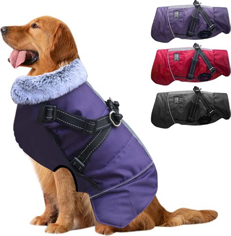 Smatcamp Dog Coats Waterproof Reflective Warm Dog Clothes Jackets