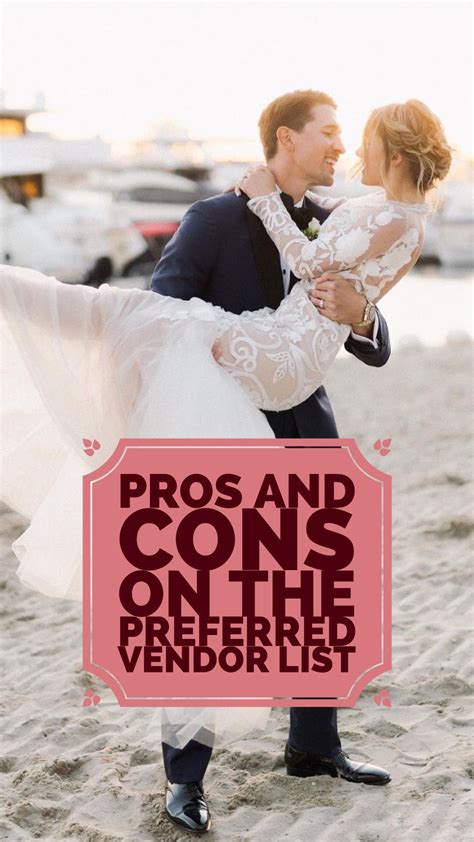 A Bride And Groom Are On The Beach With Text Overlay That Reads Pros