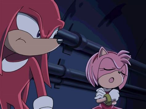 Knuckles And Amy 2 Sonic X By Sonic X Screenshots On Deviantart