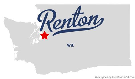 Map Of Renton Wa Washington