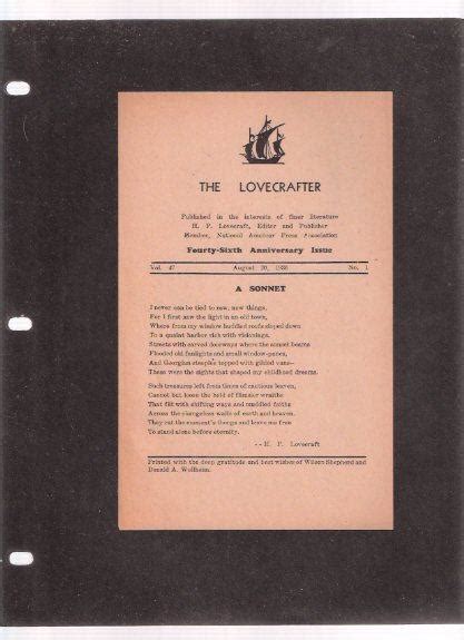 The Lovecrafter A Sonnet Number Xxx From The Fungi From Yuggoth