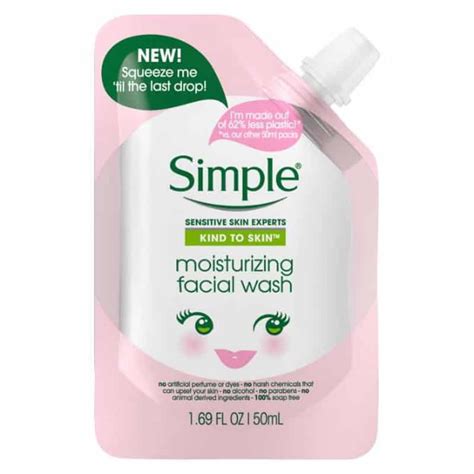 Simple Kind To Skin Mini Moisturizing Facial Wash Face Wash Ogerio