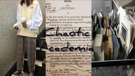 Chaotic Academia Aesthetic YouTube