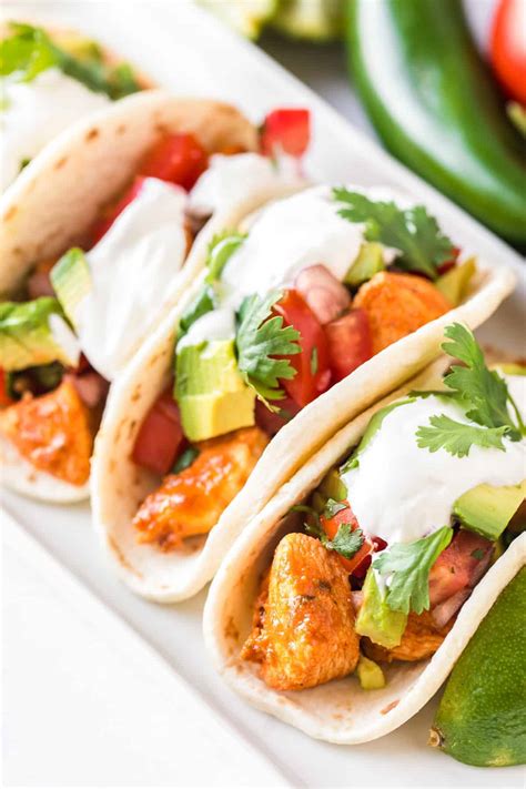 Easy Soft Chicken Tacos Recipe Easy Chicken Recipes