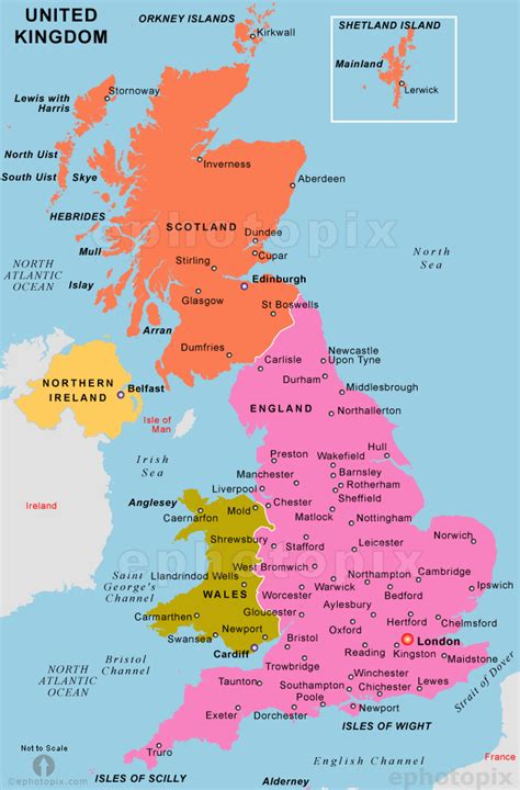 Absolute Location The United Kingdom Is Made Up Of Four Different
