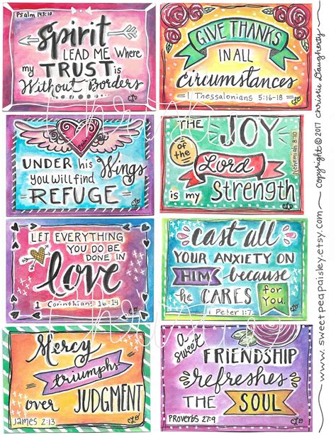 Bible Verse Cards Printable