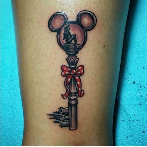 Disney Mickey Ears Tattoo Key Not Ariel Though Home Tattoo