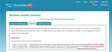 Tweetymail Twittear Por Correo Curioseando