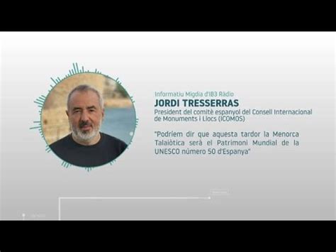 Jordi Tresserras Icomos La Proposta De La Menorca Talai Tica Es