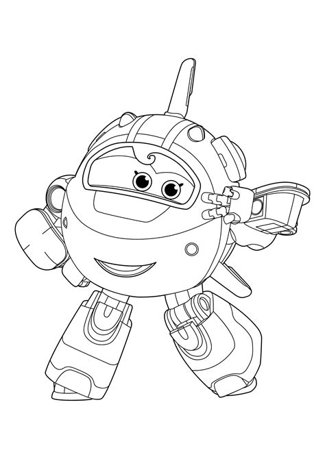 Super Wings Jerome Coloring Pages Coloring Pages