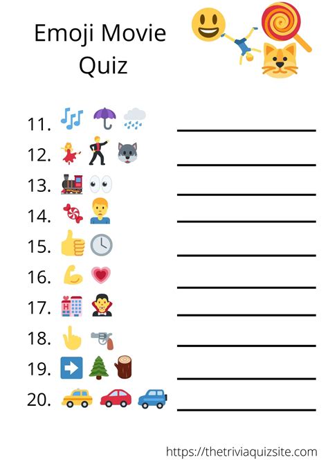 40 emoji movie trivia quiz free printable the trivia quiz site