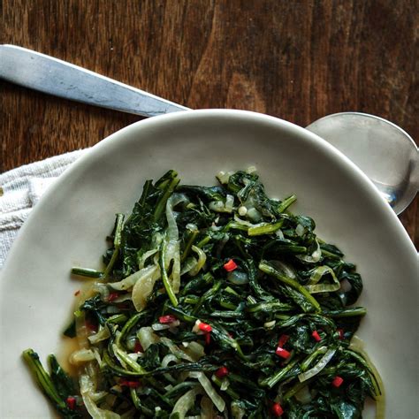 Sautéed Spicy Dandelion Greens and Onions | Recipe ...