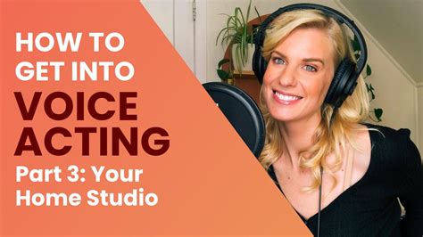 How To Get Into Voice Acting Part 3 Your Home Studio Daws Acoustic