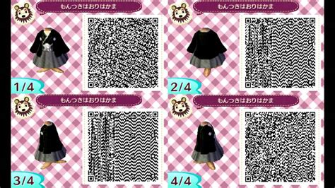 Animal Crossing New Leaf Qr Codes Kimono Edition Youtube