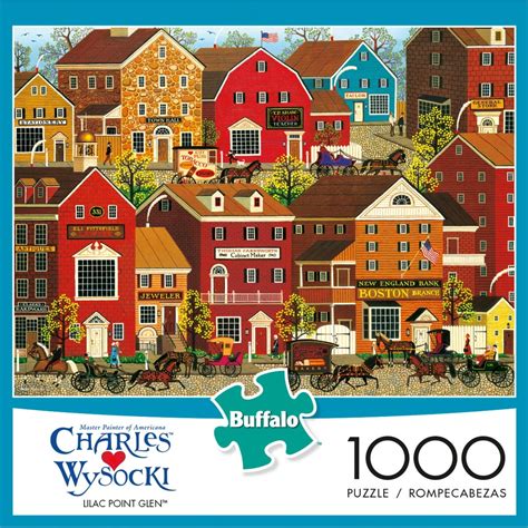 Buffalo Games Charles Wysocki Lilac Point Glen 1000 Piece Jigsaw Puzzle