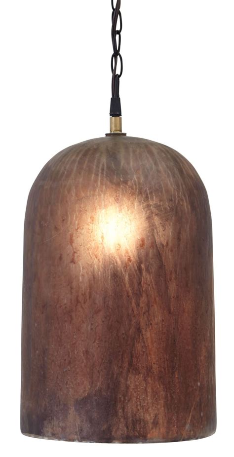 Glass Brown Pendant Light From Ashley L000118 Coleman Furniture