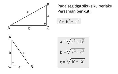 Teorema Rumus Pythagoras Segitiga Dan Contoh Soal Sexiz Pix