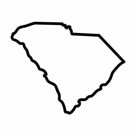 South Carolina State Outline Svg Png Ai Eps Dxf Files