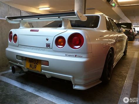 nissan skyline r34 gt r v spec ii nür 7 novembre 2016 autogespot