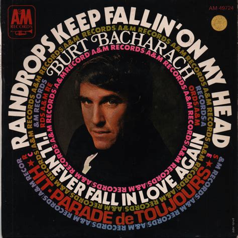 Burt Bacharach Raindrops Keep Fallin On My Head Vinyl Discogs