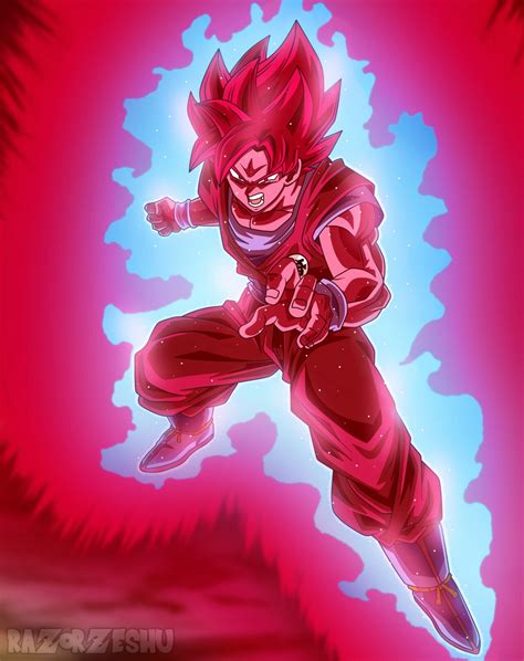 Goku Ssgss Kaioken X20 Anime Dragon Ball Super Dragon Ball Super