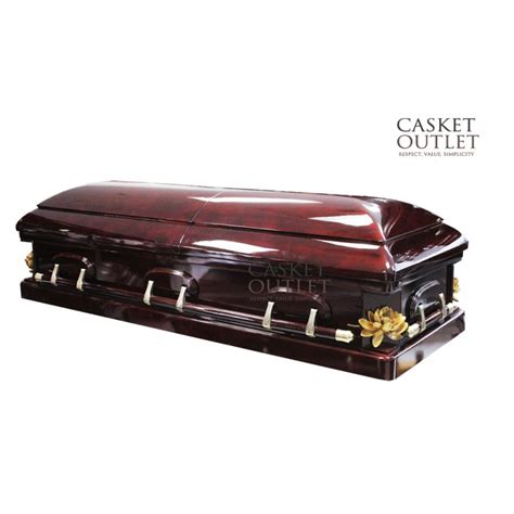 Wood Casket Monarch Mahogany Wood Casket Funeral Casket Outlet