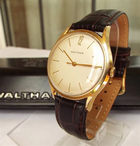Antiques Atlas A Gents 1960s Boxed Waltham Wrist Watch