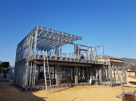 Fast Construction Two Storey Prefab Homes Light Steel Structure Modular