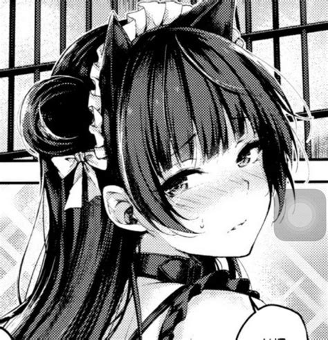 an anime girl with long black hair and bangs
