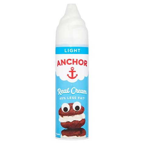 Uhy whipping cream from store bought are usually not able to hold on its own after 5 mins at warm room temperature. Anchor Light UHT Real Dairy Cream Aerosol | Ocado